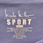 Nicole Miller  Sport Leggings Blue Women's Size‎ Medium Athletic Athleisure Yoga Photo 6