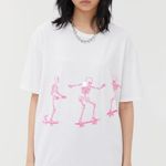 Urban Outfitters Tshirt With Pink Skateboarders Photo 0