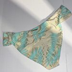 Beach Bunny NWOT  Blue & Gold Tropical HalterNeck Keyhole Bikini Top & Bottom Set Photo 8