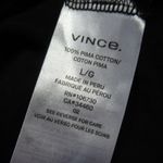 Vince NWT Pima Cotton Sleeveless Twist Back Midi in Black T-shirt Dress L $195 Photo 5