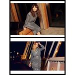 Ted Baker 💕 LONDON💕 Ophilla Long Sleeve Sequin Mini Dress Gunmetal 6 NWT Photo 4