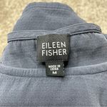 Eileen Fisher  100% Silk Sleeveless Boxy Tank Top Blue Medium M Office Workwear Photo 2