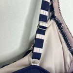 Lands End Women Modest Twist Front Dresskini Top Swimsuit Size 10 Blue Photo 5