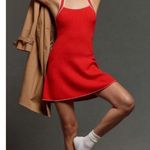 Anthropologie Daily practice by full speed halter mini dress bright red size XL Photo 0