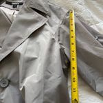 DKNY Never worn: gray Trench Coat size small Photo 8