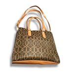 Women's Brown Lock & Key Charm Gold Hardware Multi Photo 4