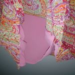 J.H. Collectibles 16W Maxi Skirt Lined Pink Orange Paisley Plus New! Photo 4