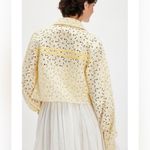 Free People NWT  Women's White Dream A Little Dream Top Eyelet button down Photo 1