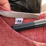 Bryn Walker  linen Red top M Photo 7