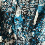 Dress Barn  Blue and Black Floral Blouse with cami small Photo 8
