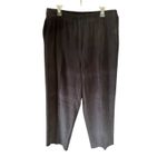 Lands' End Lands’ End Women’s XL 18 Black Pull-On Pants – Straight Leg Photo 1