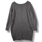 Athleta  Cloud Charcoal Heather Wool Cashmere Blend V Neck Sweater Dress Photo 5