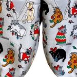 Toms ‎ Christmas Cats Shoes 8 Holiday Flats Slip On Photo 3