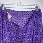 Jonathan Martin Boho Bandana‎ Print Purple Black White Skirt Lightweight  Photo 3