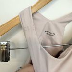 Athleta Crop Top Sports Bra blush pink racer back Small Photo 1