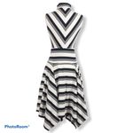DEREK LAM 10 CROSBY Rachel Comey Stripe Dress XS Black Photo 6