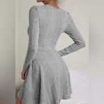 SheIn  woman’s long sleeve ribbed knit sweater dress size medium Photo 13