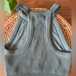 Aerie  Green ribbed crop top Photo 2