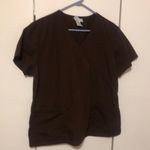 Sb Scrubs  Women’s Large Scrub Top Brown Color Photo 0