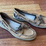 Natural Soul Tan & Brown Loafer Slip-On Flats w Cheetah Print & Patent Leather Details Comfy Photo 3