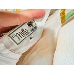 MILLIE Orange Floral Tie Shoulder 100% Cotton Square Neckline Kiara Dress sz XL Photo 11