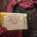 Vintage Maroon and Black Button‎ Front Blouse Sz L Red Size L Photo 6