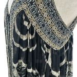 Camilla  Lace Up Front Dress Maxi Under A Full Moon Print Black Size Small Photo 9