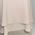 Forever 21 Light Peach Layered Tank Top Sequin Strap Chiffon Double Tier Medium Photo 4