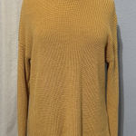 Cotton On Women Knit Sweater Mustard Crew Neck Long Dolman Sleeve Size Large Photo 0