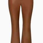 Aritzia NEW Babaton Program Pant High-waisted Vegan Leather flared pants Photo 0
