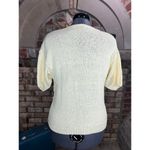 sweater vintage 1980s pastel geometric blue yellow pink Size L Photo 2