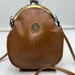 Capezio  Vintage KISS Lock Faux Leather Crossbody Bag Photo 0