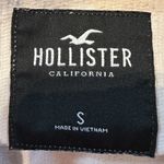 Hollister  Women’s Corduroy Zip Up Hoodie Jacket Cream Beige 100% Cotton Size S Photo 4