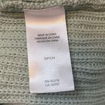 Lucky Brand Mint Green Chunky Knit Lace Up Sweater Size S Photo 5