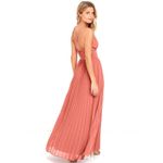 Lulus NEW Lulu’s Depths of My Love Terracotta Maxi Dress Small Photo 1