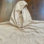Calvin Klein JEANS beige/nude hoodie sweatshirt, size XL Photo 5