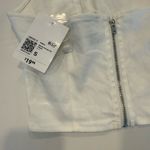 Forever 21 NWT Linen Blend White Halter Crop Top Photo 2