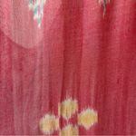 Indah Leyti High-Low Ruffle Hem Sundress Pink Endek Print Size Medium Photo 13