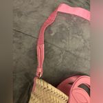 Christian Louboutin Louboutin pink leather & raffia bag Photo 7