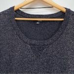 a.n.a Women's Metallic Black Silver Knit Top Photo 1