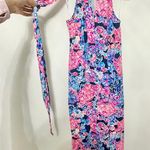 Lilly Pulitzer Bingham midi dress halter paisley sundress Photo 4