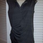 Athleta 1/2 zip ruched side yoga/running top Back key pocket L Photo 0