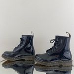 Dr. Martens Black Lucido Shiny Patent Leather 1460 Lace Up Grunge Boots NEW Photo 8