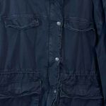 Free People  Arya Cargo Utility Jacket in Black Oversized Size XL Grunge 90s Photo 9