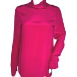 COS Blouse Women 2 Raspberry Pink Blouse Casual Career Office Workwear Versatile Photo 0