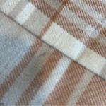 Aeropostale Spaghetti Strap Plaid Mini Dress w/ Slit @ Hem Brown/Cream Sz L Photo 4