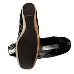 Calvin Klein  Saree Box toe black patent leather suede ballet flats W10 Photo 3