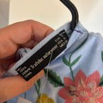 ZARA  NWT Women's Chambray Floral Embroidered Romper Size S Photo 6