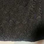 St. John  Sweater Black Lace Crochet Back High Low Size P Small Long Sleeve Photo 6