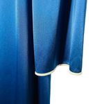 Shadowline Medium Satin Nightgown House Coat Robe Blue Long Floral Embroidered u Size undefined Photo 3